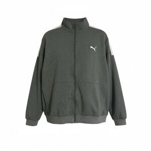 Puma Men's Dark Gray Zip-Up Sweater